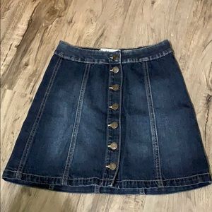 jean skirt